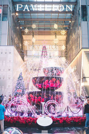 Kuala Lumpur, Malaysia â December, 2019: Beautiful Christmas decoration at Pavilion, Kuala Lumpur. This is one of the high class shopping mall in Kuala Lumpur.のeditorial素材
