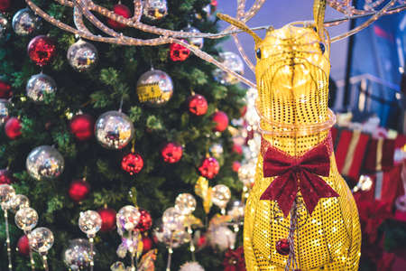 Kuala Lumpur, Malaysia â December, 2019: Beautiful Christmas decoration at Pavilion, Kuala Lumpur. This is one of the high class shopping mall in Kuala Lumpur.のeditorial素材