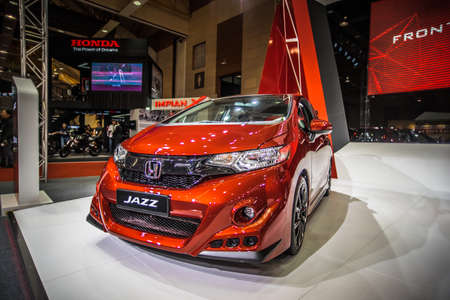 Kuala Lumpur, Malaysia â April 11, 2019 â Car and motocycle displayed at Moto Show in Kuala Lumpur. Exhibitors present most interesting aspects of the automotive industry. The image contains certain grain or noise and soft focus.のeditorial素材
