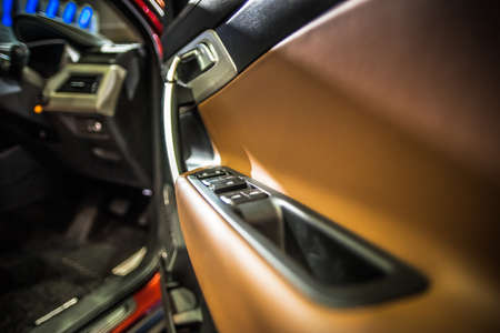Kuala Lumpur, Malaysia â April 11, 2019 â Car and motocycle displayed at Moto Show in Kuala Lumpur. Exhibitors present most interesting aspects of the automotive industry. The image contains certain grain or noise and soft focus.のeditorial素材
