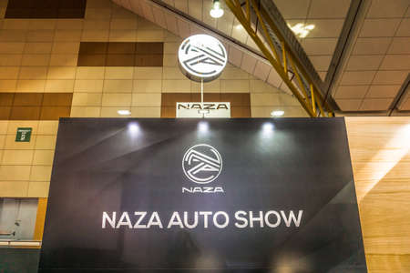 Kuala Lumpur, Malaysia â April 11, 2019 â Car and motocycle displayed at Moto Show in Kuala Lumpur. Exhibitors present most interesting aspects of the automotive industry. The image contains certain grain or noise and soft focus.のeditorial素材