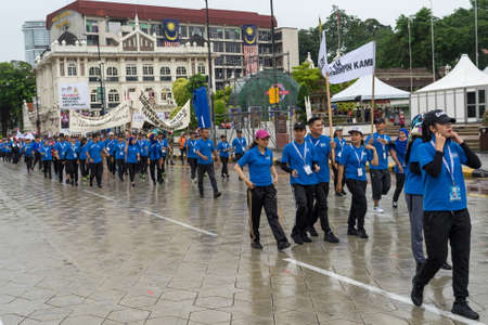 Kuala Lumpur, Malaysia â€“ 26 August 2017: The Participants perform during a full dress...