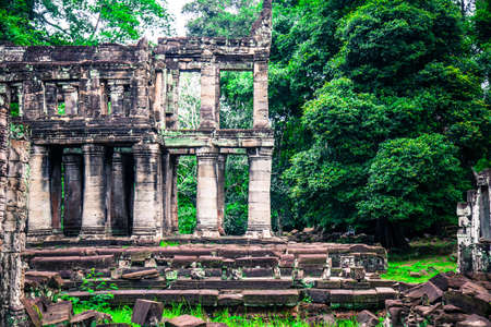 Ruins of Angkor Watの写真素材