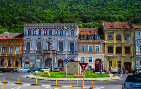 Buildings in Brasov, Romania