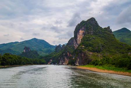 Karst Mountains in Guilin, Chinaの写真素材