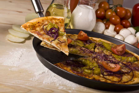 Peace of Pizza!の写真素材