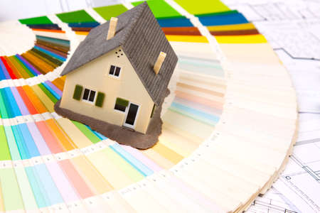 Construction plansの写真素材