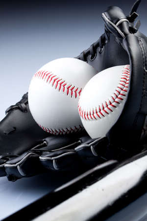 Baseball Balls closeupの写真素材