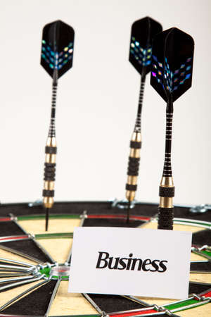 Business on Dartboard