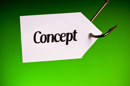 Concept on hookの写真素材