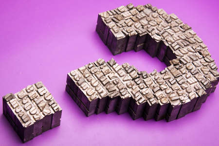 metal fontの写真素材