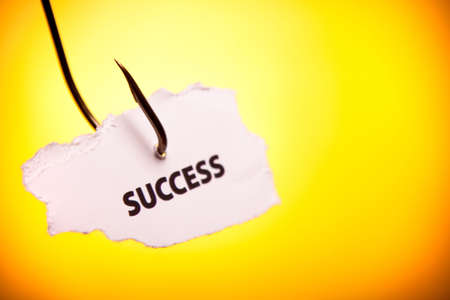 success on hook!の写真素材