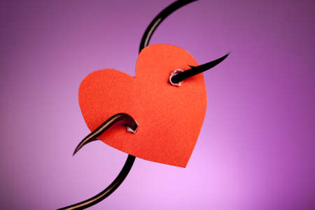 piercet heartの写真素材