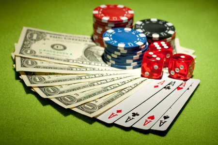 casino and money