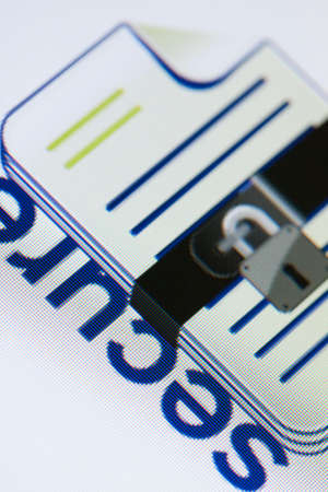 Flat screen pixelsの写真素材