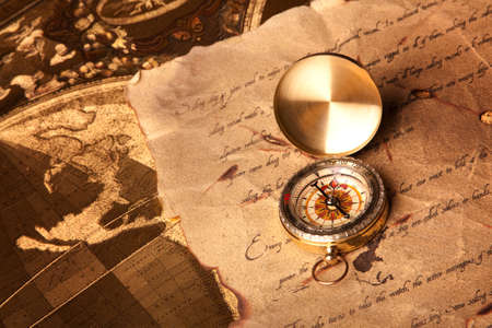 Old treasure mapの写真素材
