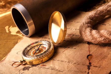 Old treasure mapの写真素材