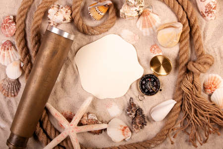 Hot sands and their treasuresの写真素材