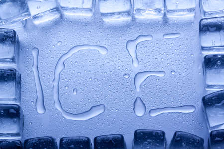 Ice cubes の写真素材