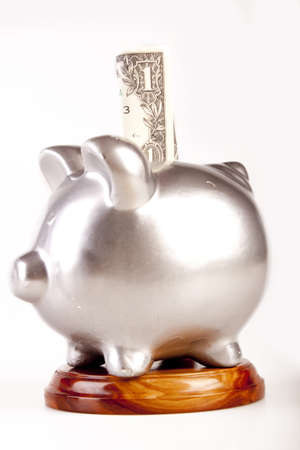 pig and moneyの写真素材