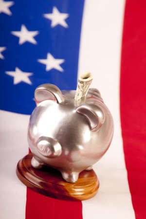 mallet and pigの写真素材