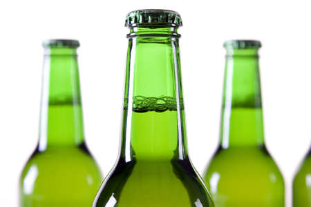 Green beer bottle!の写真素材