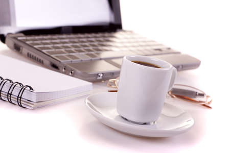 Laptop and office!の写真素材