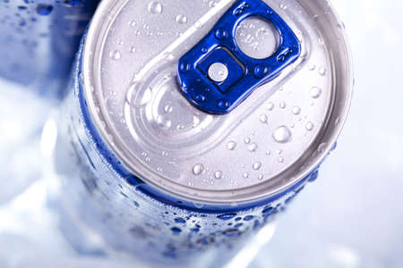 Drink can closeupの写真素材