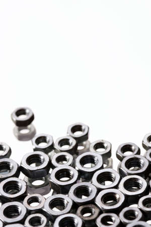 Steel Nuts on mirror