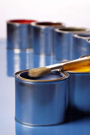 Paint cans!の写真素材