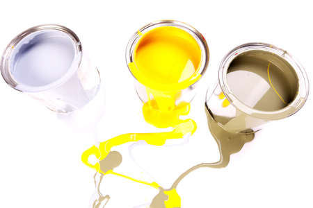 Spilling paint!の写真素材