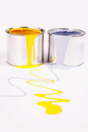 Spilling paint!の写真素材