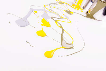 Spilling paint!の写真素材