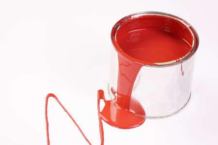 Spilling paint!の写真素材