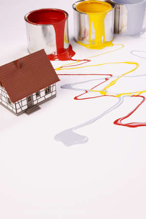 Painting homeの写真素材
