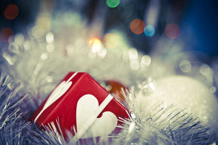 Christmas Decoration, baubles and gifts!の写真素材