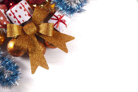 Christmas Decoration, baubles and gifts!の写真素材