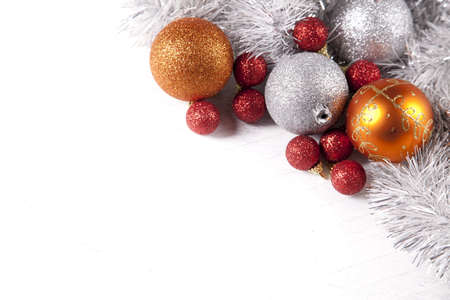 Christmas Decoration, baubles and gifts!の写真素材