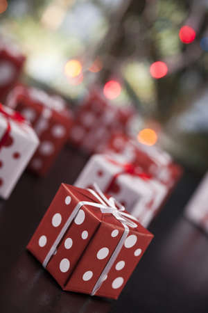 Christmas Decoration, baubles and gifts!の写真素材