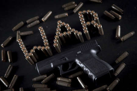 War, gun!の写真素材