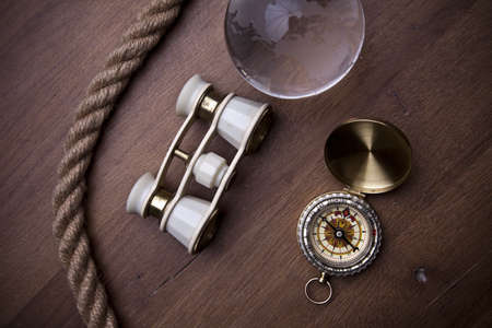 Vintage navigation equipmentの写真素材