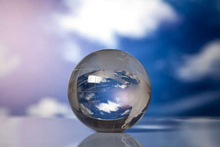 globe on the sky