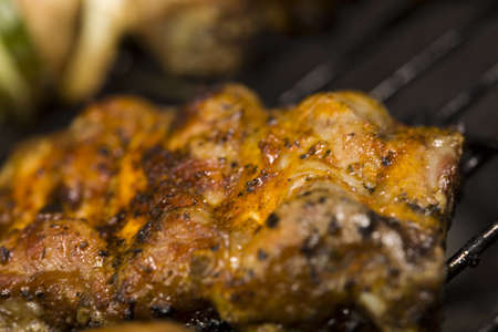  Barbeque in the garden, really tasty dinner の写真素材