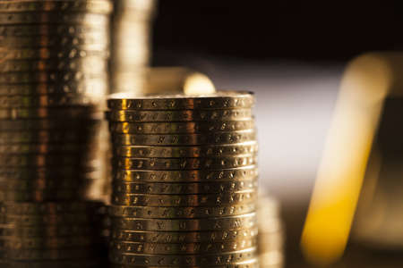 Gold bars  Financial and money conceptの写真素材