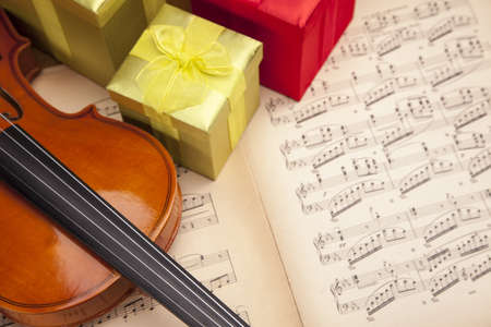 Violin, music, love and extasy  Everything for valentinesの写真素材