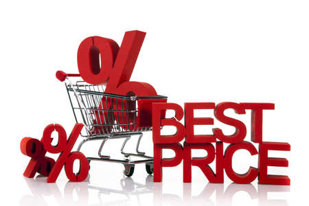 Computer, basket and free web shopingの写真素材