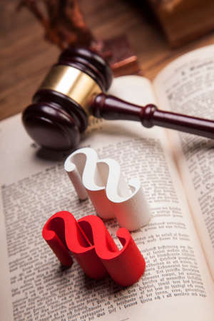 Mallet of justice!の写真素材