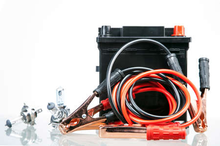 Essential elements in any car. Bulbs, fluids and battery!の写真素材