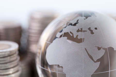 Financial concept, home savings, account and piggy bank.の写真素材