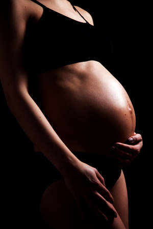 Young and beautiful mom waiting for the baby